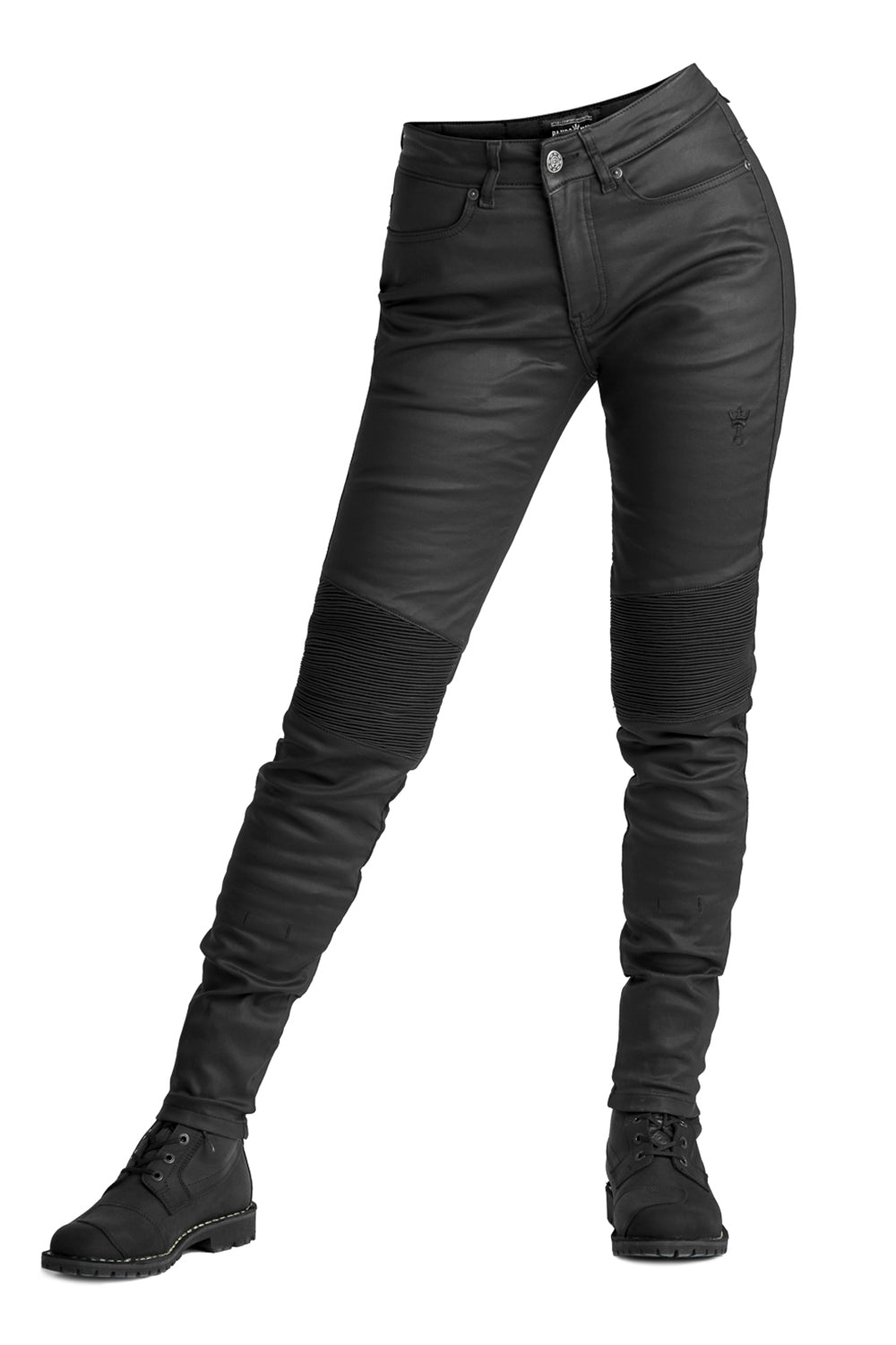 REV'IT! Ellison Lady SK Black length 32 - Women's motorcycle jeans