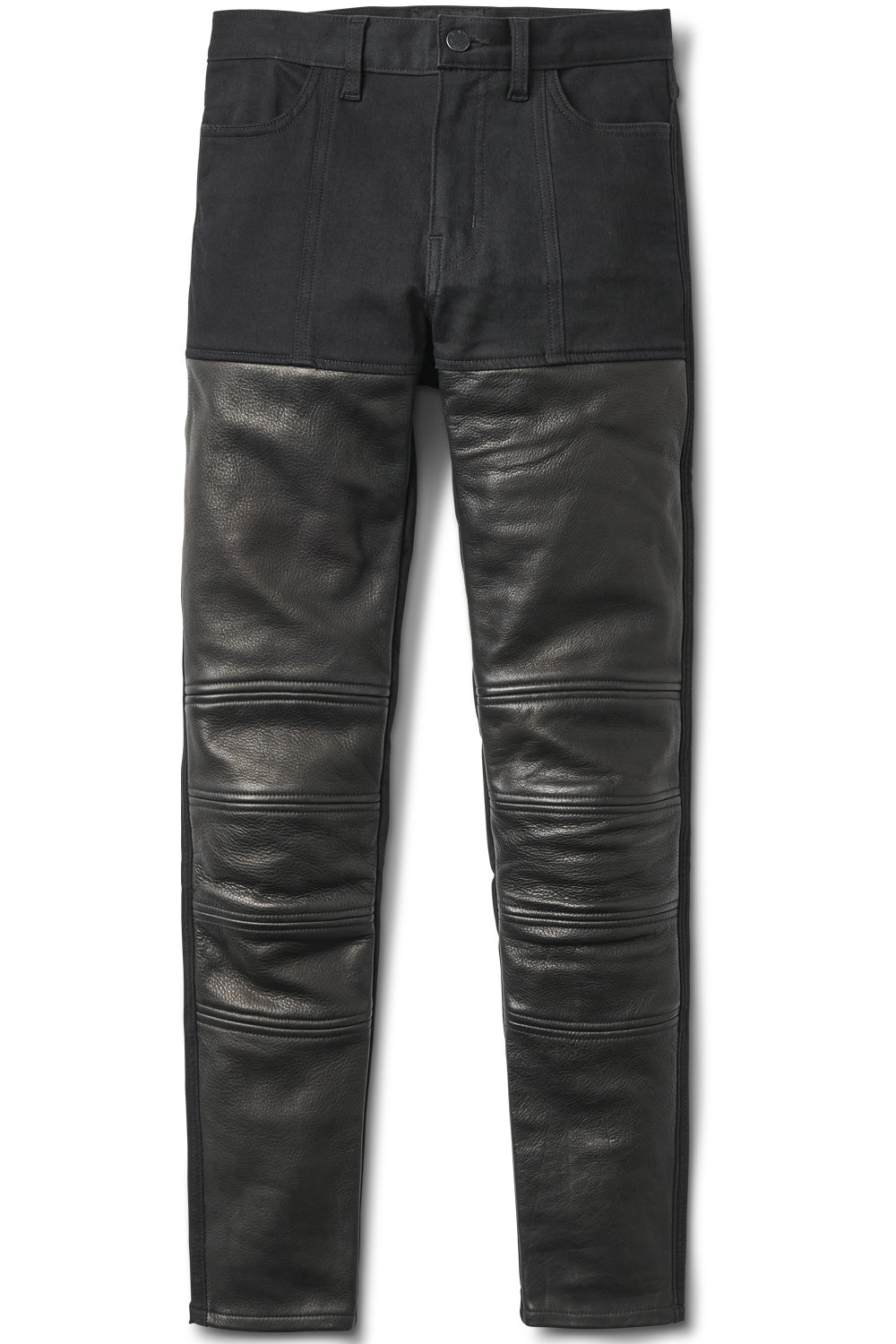 Ladies Side Lace Cow Hide Leather Trousers 302 – OSX BikerFashion